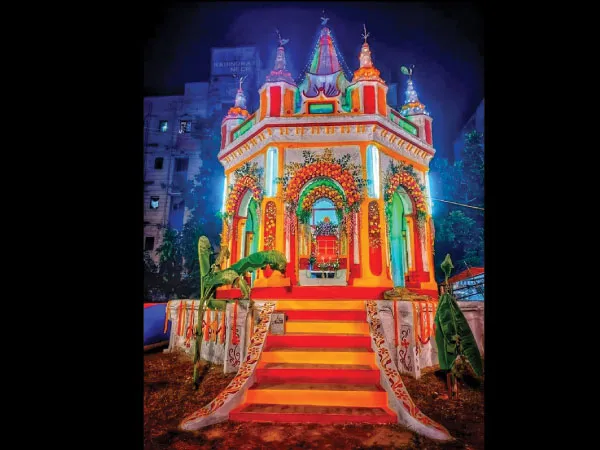 কাশীপুর রাসবাটিতে আজ রাসের সূচনা