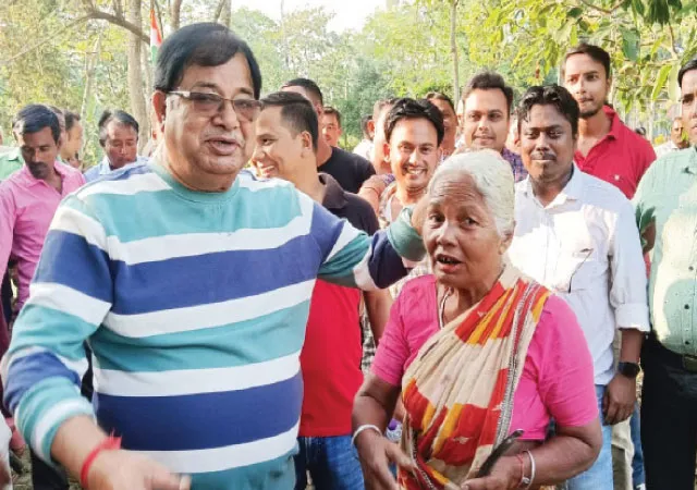 দিনহাটা বিধানসভা এলাকায় জনসংযোগ যাত্রা শুরু উদয়নের