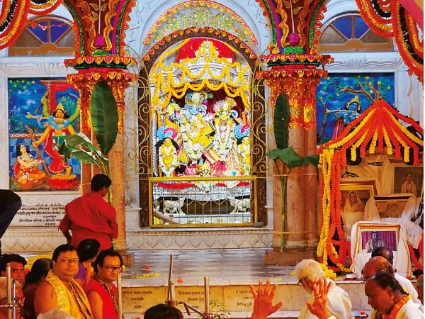 নবদ্বীপে শ্রীশ্রী রাধা মদনমোহন জিউ মন্দিরে শুরু গুরুনির্য্যাণ মহামহোৎসব
