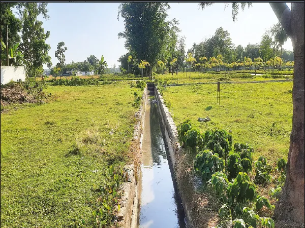 আবাসন প্রকল্পের কাজের জন্য কৃষিনালা ঘোরানোর অভিযোগ