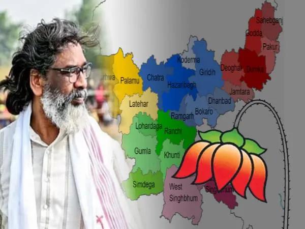 ঝাড়খণ্ডে ফুটল না পদ্ম, বিপুল ব্যবধানে জয়ের পথে ইন্ডিয়া জোট