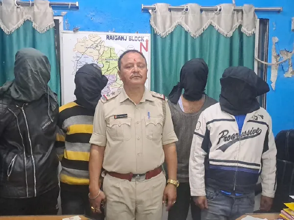 সুভাষগঞ্জে ডাকাতির ছক ভেস্তে দিল পুলিস, অস্ত্রসহ ধৃত চারজন