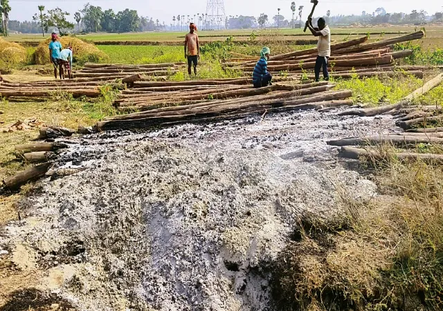 বল্লায় আগুন লাগানোর অভিযোগ অজ্ঞাত পরিচয় দুষ্কৃতীদের বিরুদ্ধে