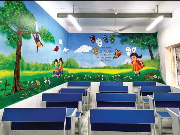 বাতানুকূল-স্মার্ট ক্লাসরুম নিয়ে চেতলায় চালু হল মেয়র&rsquo;স স্কুল