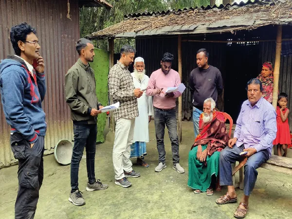 সরকারি দল সমীক্ষা করে যাওয়ায় পাকা ঘরে থাকার আশা আরও বাড়ল শতায়ু ছফিরউদ্দিনের
