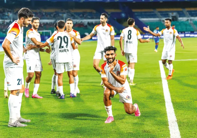 ইস্ট বেঙ্গলের জেদে ছারখার চেন্নাইয়ান