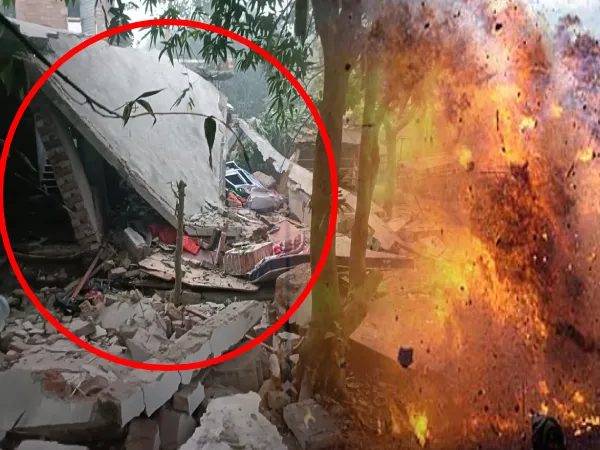 মুর্শিদাবাদে ভয়াবহ বিস্ফোরণ, উড়ে গেল বাড়ির ছাদ, মৃত ৩