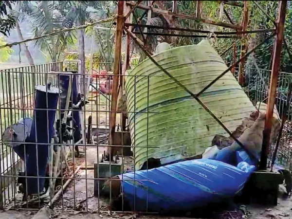 মিনাখাঁয় বেহাল পানীয় জলপ্রকল্প, দ্রুত সংস্কারের দাবি গ্রামবাসীদের