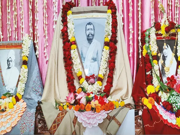 নবদ্বীপে সারদামায়ের আর্বিভাব তিথি পালিত