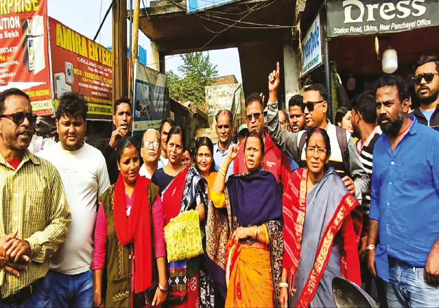অণ্ডালে জলের সঙ্কট বিক্ষোভ