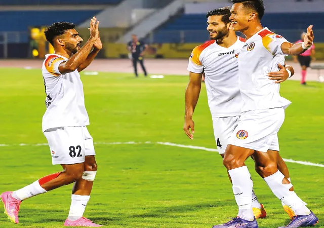 দুর্বল হায়দরাবাদকে হারাতে ব্যর্থ ইস্ট বেঙ্গল