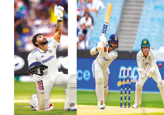 দায়িত্বশীল ব্যাটিং ওয়াশিংটনের, এখনও ১১৬ রানে পিছিয়ে রোহিত ব্রিগেড,&nbsp;&lsquo;বাহুবলী&rsquo; নীতীশের সেঞ্চুরিতে লড়াইয়ে ভারত