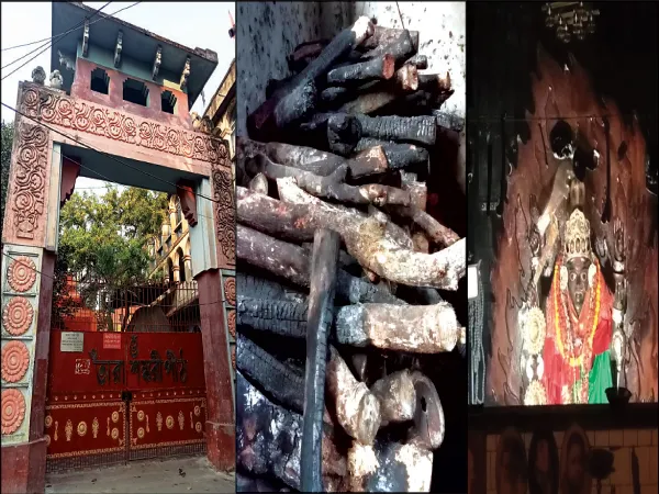 খাস কলকাতাতেই গা ছমছম, নিমতলার চিতার কাঠের আগুন জ্বলে কালীমন্দিরে