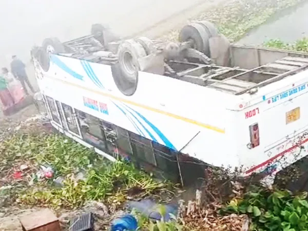 পিকনিক করতে যাওয়ার পথে দুর্ঘটনার কবলে যাত্রীবাহী বাস, আহত বহু