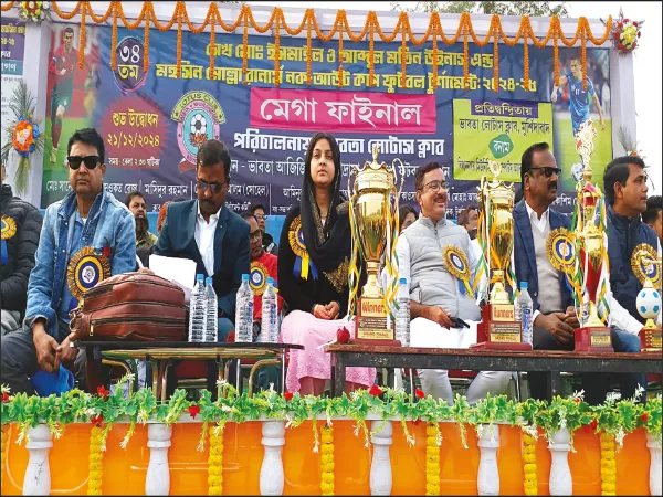 নকআউট ফুটবলে জয়ী বিধাননগর মিউনিসিপ্যাল স্পোর্টস অ্যাকাডেমি