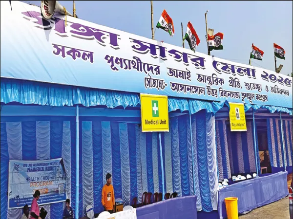 পুণ্যার্থীদের জন্য ১৯ নম্বর জাতীয় সড়কের পাশে থাকা-খাওয়ার ব্যবস্থা