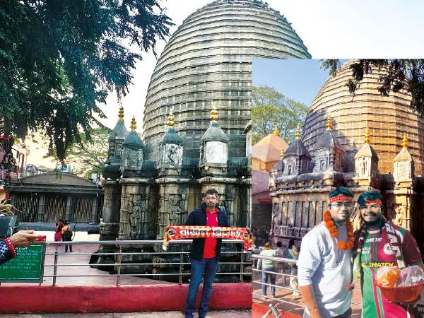 দলের সাফল্য চেয়ে কামাখ্যায় হাজির দুই প্রধানের সমর্থকরা