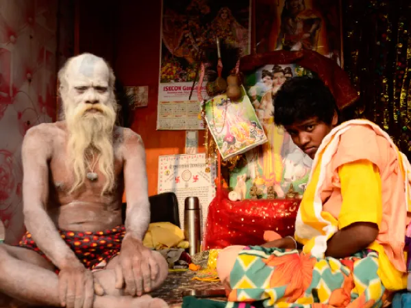 আইএএস হতে চান সাগরমেলায় আসা তরুণী সন্ন্যাসিনী