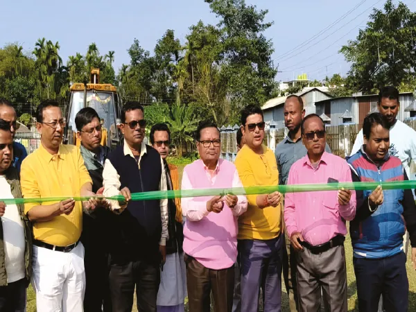 বরাদ্দ দেড় কোটির বেশি, স্টেডিয়ামের কাজের শিলান্যাস মেখলিগঞ্জে
