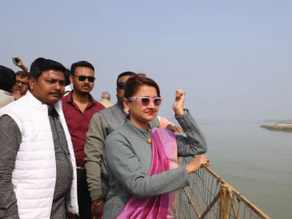 গঙ্গাভাঙন রুখতে হুগলিতে পরিদর্শন কেন্দ্রীয় কমিশনের