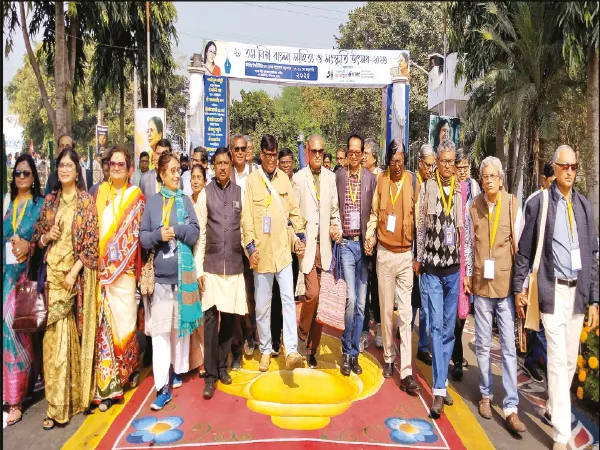 বিশ্ব বাংলা সাহিত্য ও সংস্কৃতি উৎসব ঘিরে ব্যাপক উন্মাদনা
