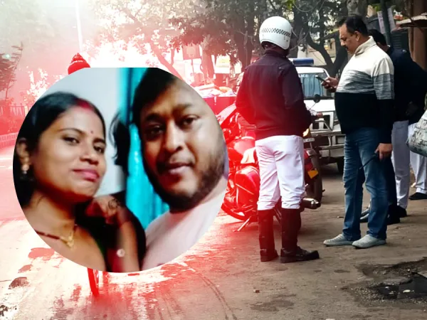 শহরে মর্মান্তিক পথ দুর্ঘটনা, বাচ্চাকে স্কুলে দিতে গিয়ে মৃত্যু মায়ের, জখম বাবা