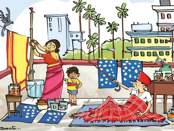 কম্বলদাদু,&nbsp; হনুজেঠু ও&nbsp; লেপসাহেব