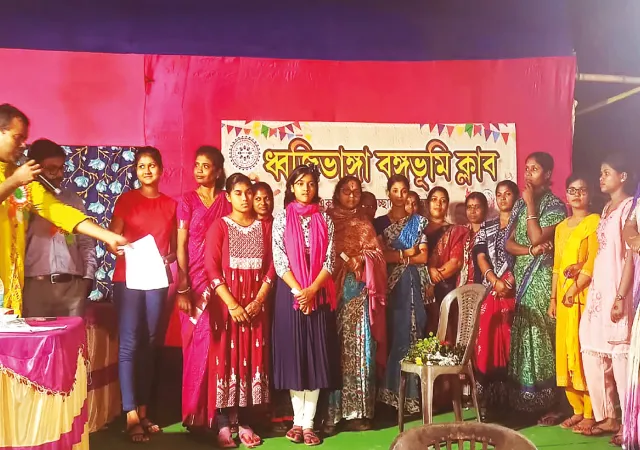 খেজুরির লাখিতে ক্লাবের সরস্বতী পুজোয় উন্মাদনা, চারদিনের উৎসব