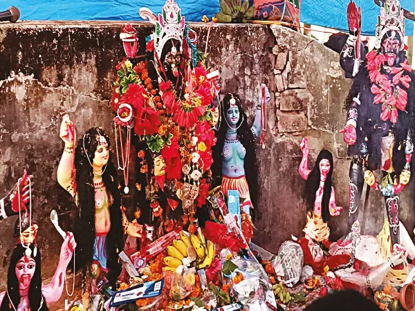 কুলিকের পাড়ে শতাব্দী প্রাচীন ভাসান কালীপুজোয় গ্রামে ভক্তের ঢল নামল